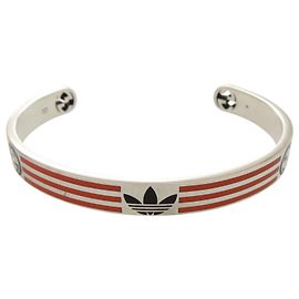 Gucci x Adidas Silver Bangle Black Silvery Orange