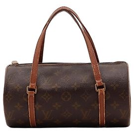 Borsa Louis Vuitton Monogram Papillon 30 Marrone Monogramma