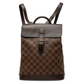 Mochila Louis Vuitton Damier Soho Castaño