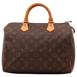 Bolsa Louis Vuitton Speedy 30 Monogram Canvas Marrom Monograma