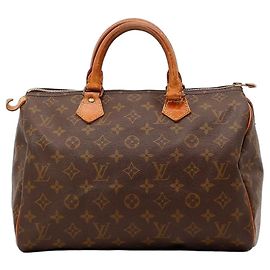 Sac à main Louis Vuitton Speedy 30 Monogram Canvas Marron Monogramme