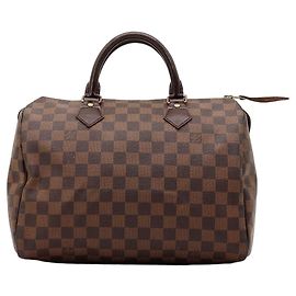 Louis Vuitton Speedy 30 Damier Ebene Canvas Marrom Damier ebene