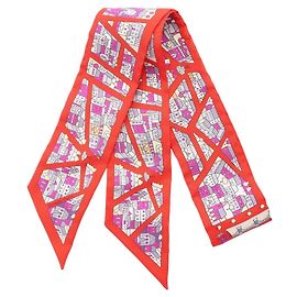 Hermès Twilly Hermes Rive Droite Gauche Rosso Multicolore