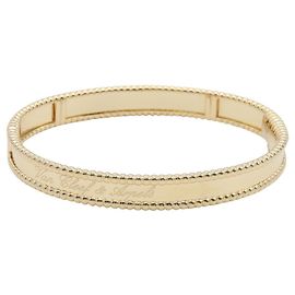Van Cleef & Arpels Perlee Signature Bangle Dorado