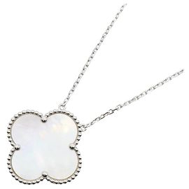 Collar Magic Alhambra Van Cleef & Arpels Plata Blanco