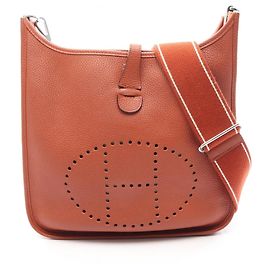 Hermès Sac à épaule Hermes Evelyne 3 Trois PM Brick Marron