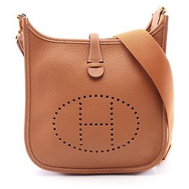 Hermès Borsa a tracolla Hermes Evelyne 23 Gold Marrone