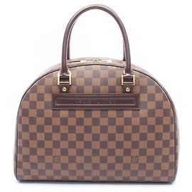 Louis Vuitton Nolita Damier Ebene Handbag Brown
