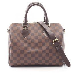 Louis Vuitton Speedy Bandoulière 25 Handbag Brown Damier ebene