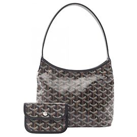 Goyard Boheme Mini Hobo Bag Brown Black White