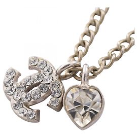 Collana Chanel Coco Mark Heart Argento Altro