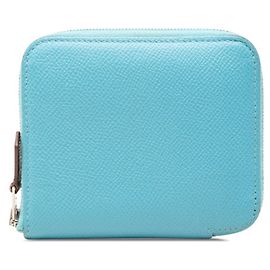 Hermès Hermes Azap Compact Silk Wallet Blue