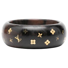 Pulseira de Berloques Louis Vuitton Sylvania GM Marrom Dourado