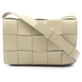 Sac à main Bottega Veneta Cassette Maxi Intrecciato Kaki