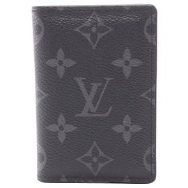 Louis Vuitton Monogram Eclipse Card Case Schwarz