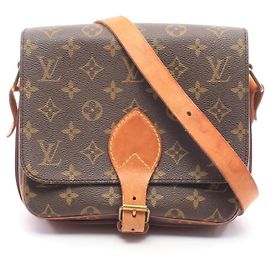 Borsa a tracolla Louis Vuitton Cartouchiere MM Monogram Marrone