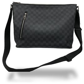 Louis Vuitton Mick Messenger Damier Graphite GM Negro