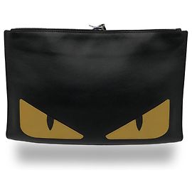 Fendi Monster Leather Small Noir