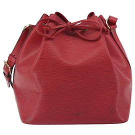 Louis Vuitton Petit Noe Epi Leather Small Rosso