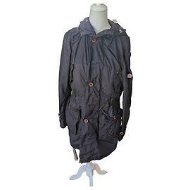 Moncler Parka à Capuche Nylon Navy