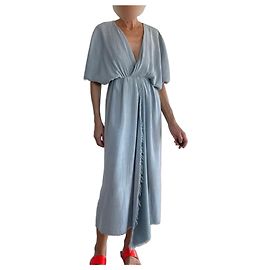 Abito Midi Masscob Blu Iceberg Blu