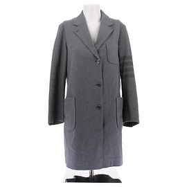 Abrigo de algodón gris Thom Browne Gris