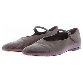 Autre Marque Ballerines en cuir marron Marron