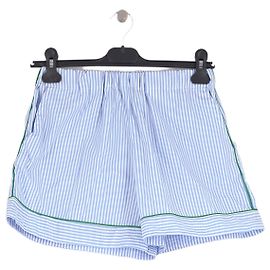 Autre Marque LA VESTE Blue Cotton Shorts Blue