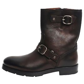 Jimmy Choo Botas de couro preto com fivela - size UK 8 Preto