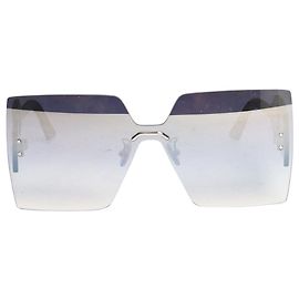 Autre Marque Lunettes de soleil carrées DiorClub M5U Green Vert