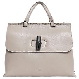 Gucci Grey bamboo Daily bag Grey
