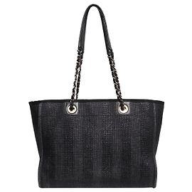 Chanel Borsa tote Deauville nera 2019 Nero