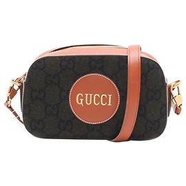 Bolsa crossbody em lã e couro Khaki Guccissima Verde