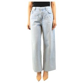 Agolde Vaqueros de denim corte holgado lavado claro - size UK 12 Azul