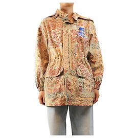 Etro Giacca antipioggia floreale multicolore - size UK 10 Multicolore