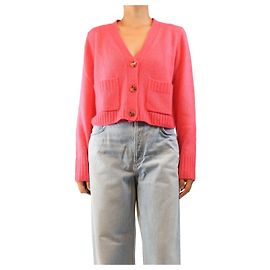 Autre Marque Cardigan en mélange de cachemire rose - taille M Rose