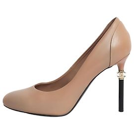 Chanel Escarpins en cuir blush - taille EU 39.5 Autre