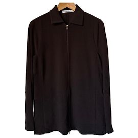 Autre Marque Schwarze Jacke mit Reißverschluss Schwarz