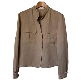 Emporio Armani Leinenhemd beige Beige