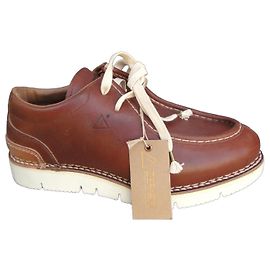 Autre Marque Zermatt Mont Blanc Low Leder-Derbys Braun Braun