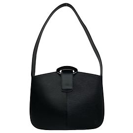 Louis Vuitton Vintage Reverie Epi Leather Handbag Black