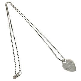 Autre Marque Colar Tiffany Return to Heart com corrente de esferas Prata