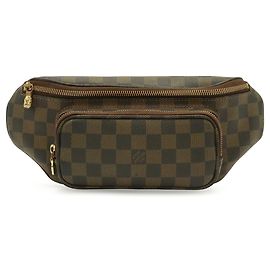 Bumbag Louis Vuitton Damier Melville Marrom Damier ebene