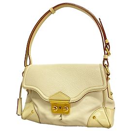 Bolsa de Ombro Louis Vuitton Suhali Resenciale Branco