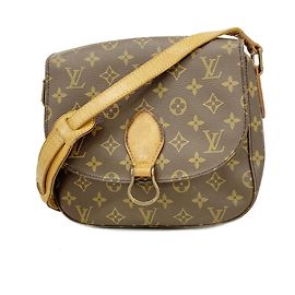 Sac à épaule Louis Vuitton Monogram Saint Cloud GM Marron