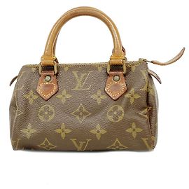 Sac à main Louis Vuitton Monogram Mini Speedy M41534 Marron