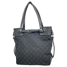Borsa Tote Gucci GG Canvas Nero