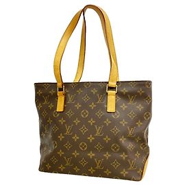 Louis Vuitton Monogram Cabas Piano Tote Bag Brown