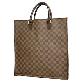 Louis Vuitton Damier Sac Plat Tote Bag N51140 Ebene Damier ebène