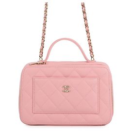 Borsa a tracolla Chanel Matelassé Rosa Rosa